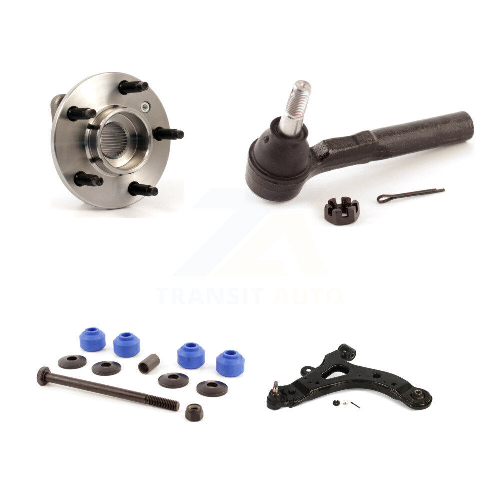 Bearing Lower Control Arm Outer Tie Rod & Link Front Right Kit For Buick Pontiac