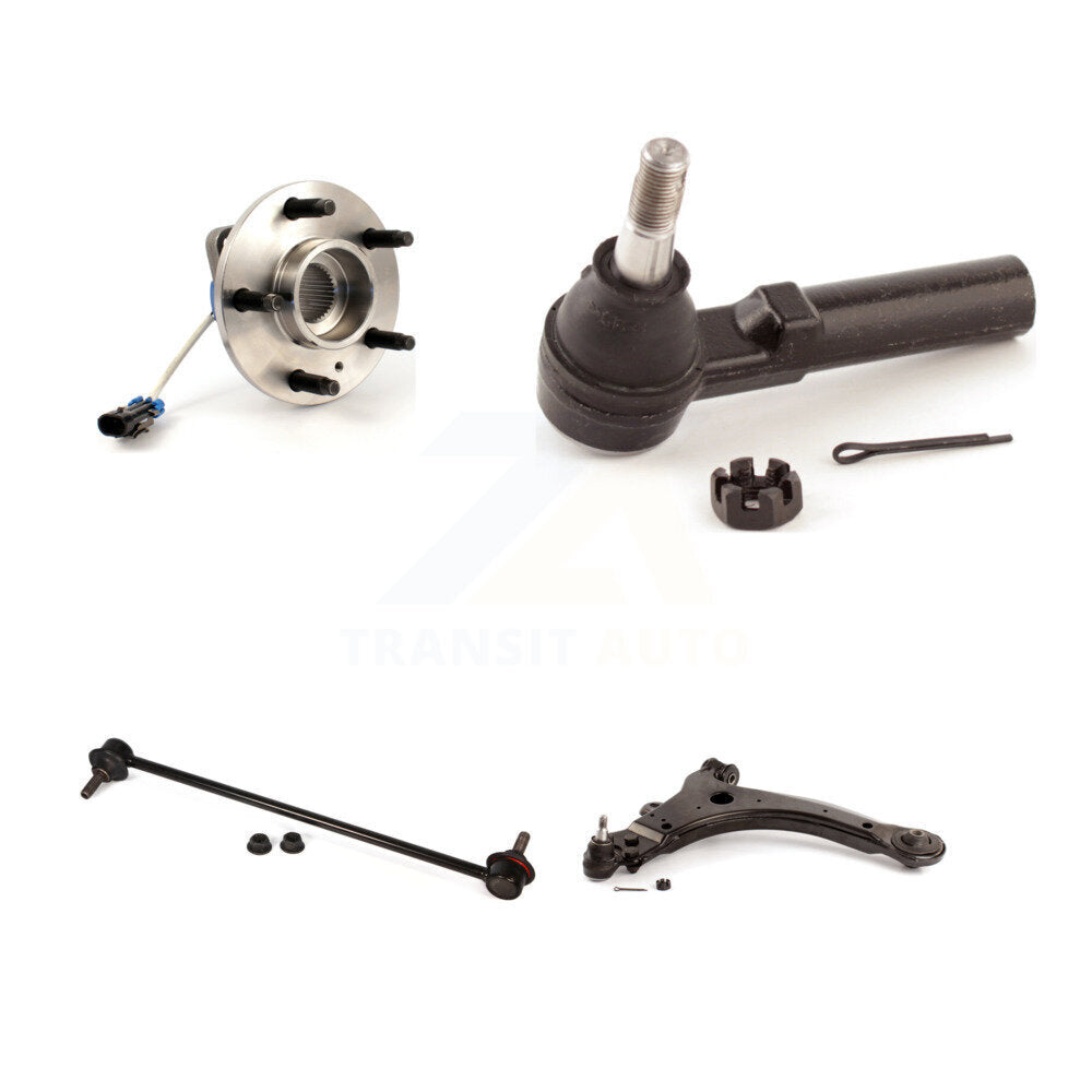 Bearing Lower Control Arm Outer Tie Rod & Link Front Right Kit For Pontiac Grand