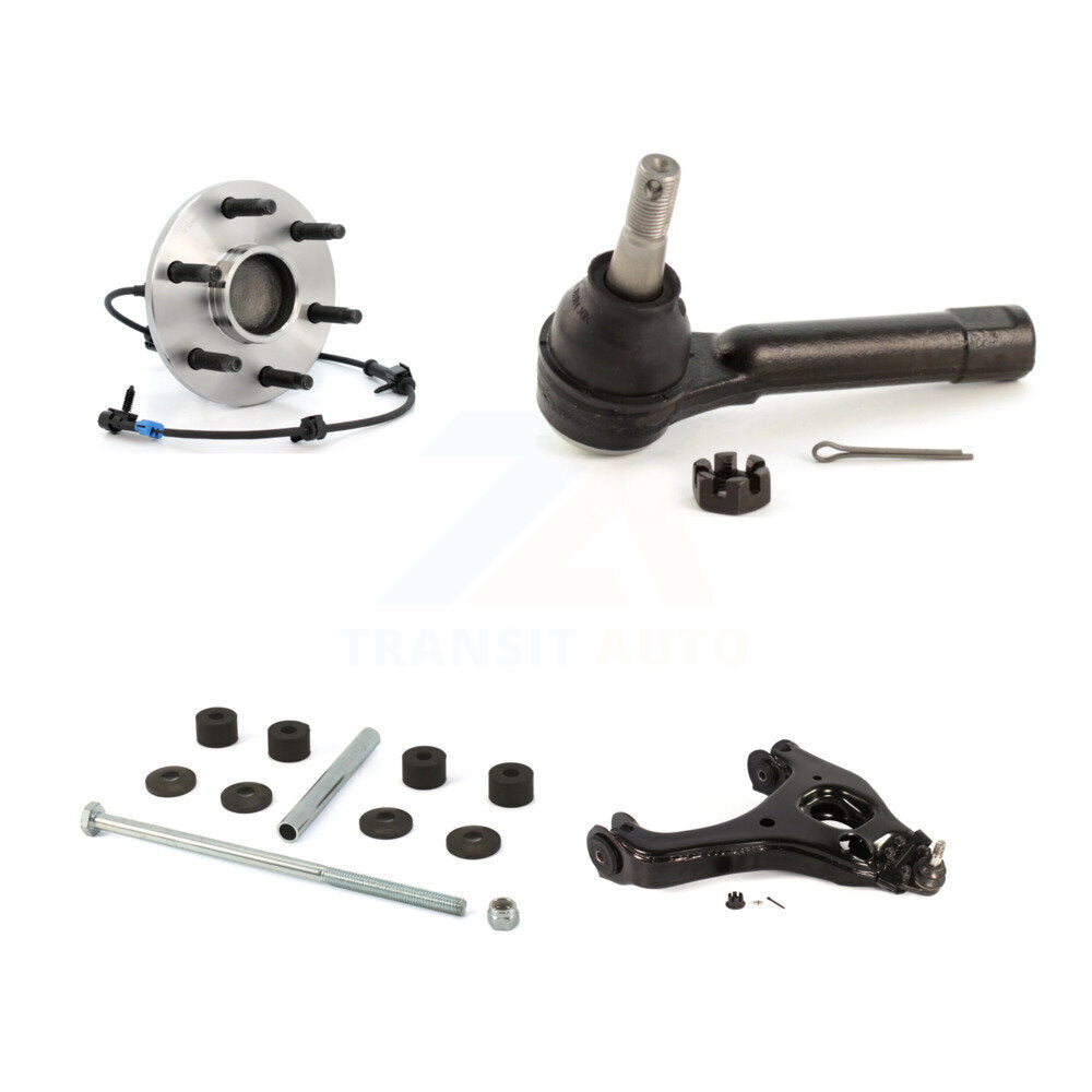 Bearing Lower Arm Outer Tie Rod Link Front Right Kit For Chevrolet GMC Silverado