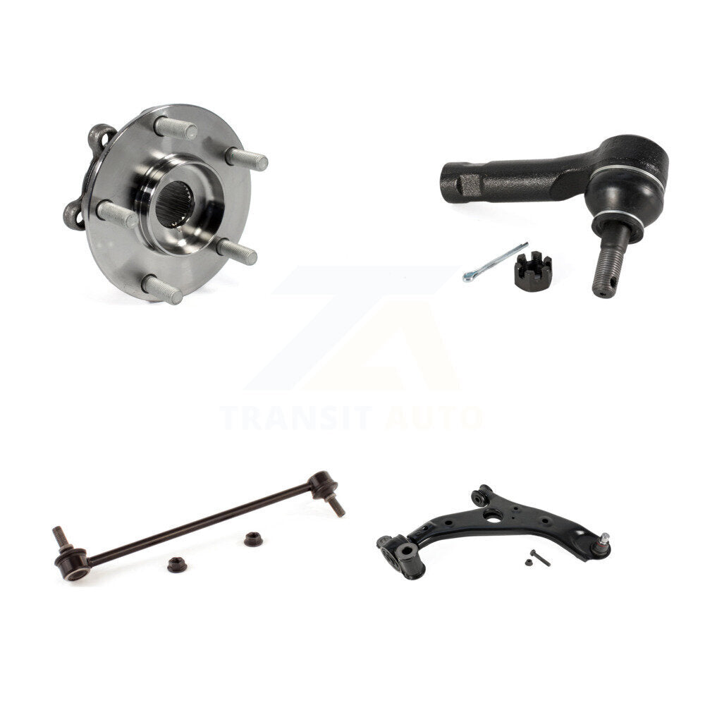 Bearing Lower Arm Outer Tie Rod & Link Front Right Kit For 2013-2016 Mazda CX-5