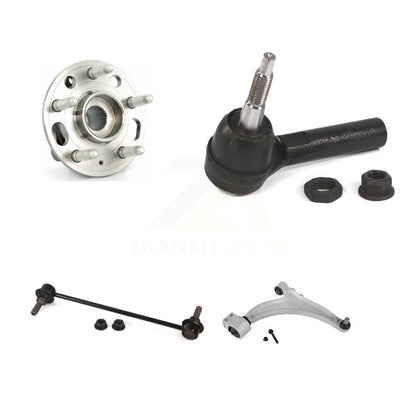 Hub Bearing Lower Arm Outer Tie Rod & Link Front Right Kit For Chevrolet Malibu