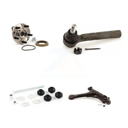 Hub Bearing Lower Arm Outer Tie Rod Link Front Right Kit For Chevrolet Cavalier