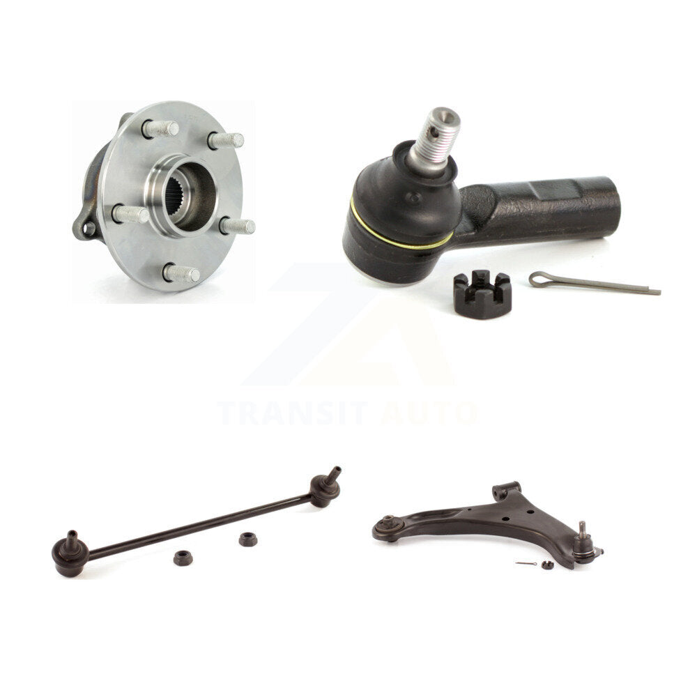 Hub Bearing Lower Arm Outer Tie Rod Link Front Right Kit For Suzuki Grand Vitara