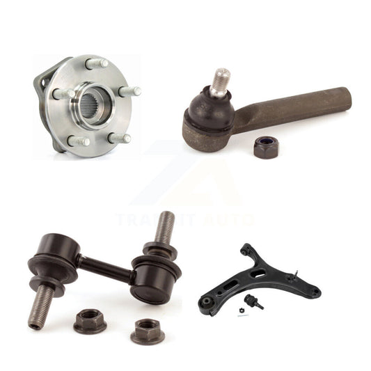 Bearing Lower Arm Outer Tie Rod & Link Front Right Kit For 10-14 Subaru Outback