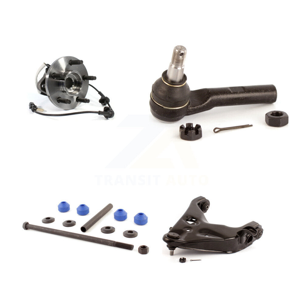 Hub Bearing Lower Control Arm Outer Tie Rod Link Front Right Kit For Mazda B4000