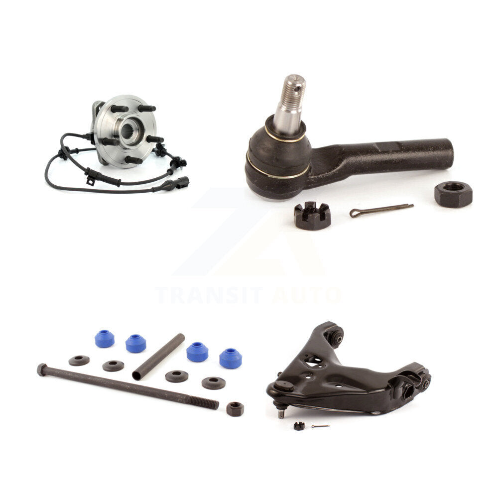 Hub Bearing Lower Control Arm Outer Tie Rod Link Front Right Kit For Mazda B4000