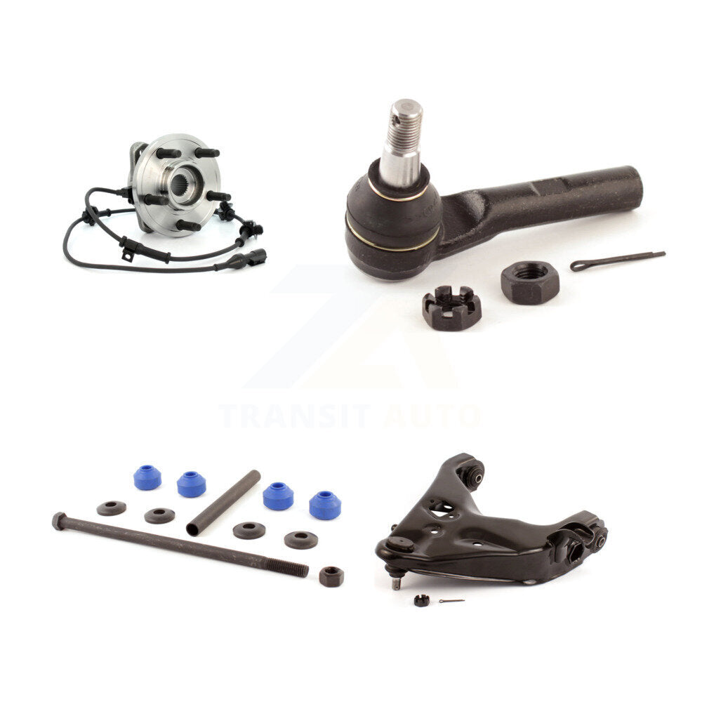 Hub Bearing Lower Control Arm Outer Tie Rod Link Front Right Kit For Ford Ranger