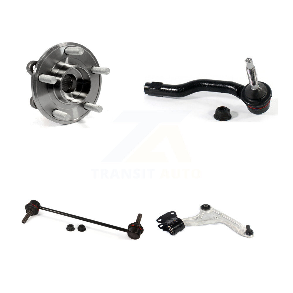 Bearing Lower Control Arm Outer Tie Rod Link Front Right Kit For Ford Fusion MKZ