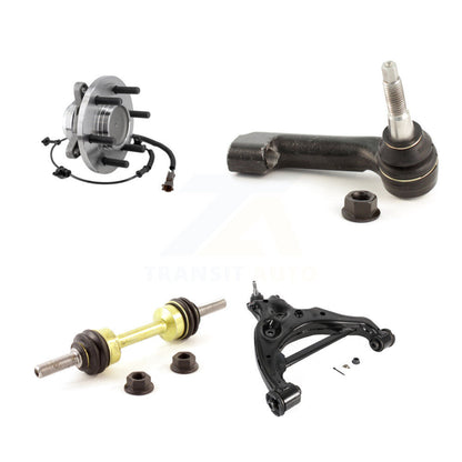 Hub Bearing Lower Control Arm Outer Tie Rod Link Front Right Kit For Ford F-150
