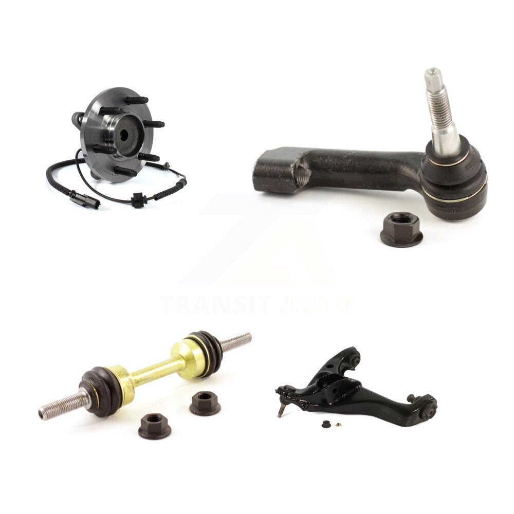 Hub Bearing Lower Control Arm Outer Tie Rod Link Front Right Kit For Ford F-150