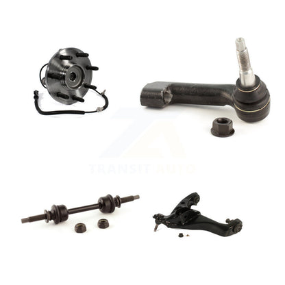 Hub Bearing Lower Control Arm Outer Tie Rod Link Front Right Kit For Ford F-150