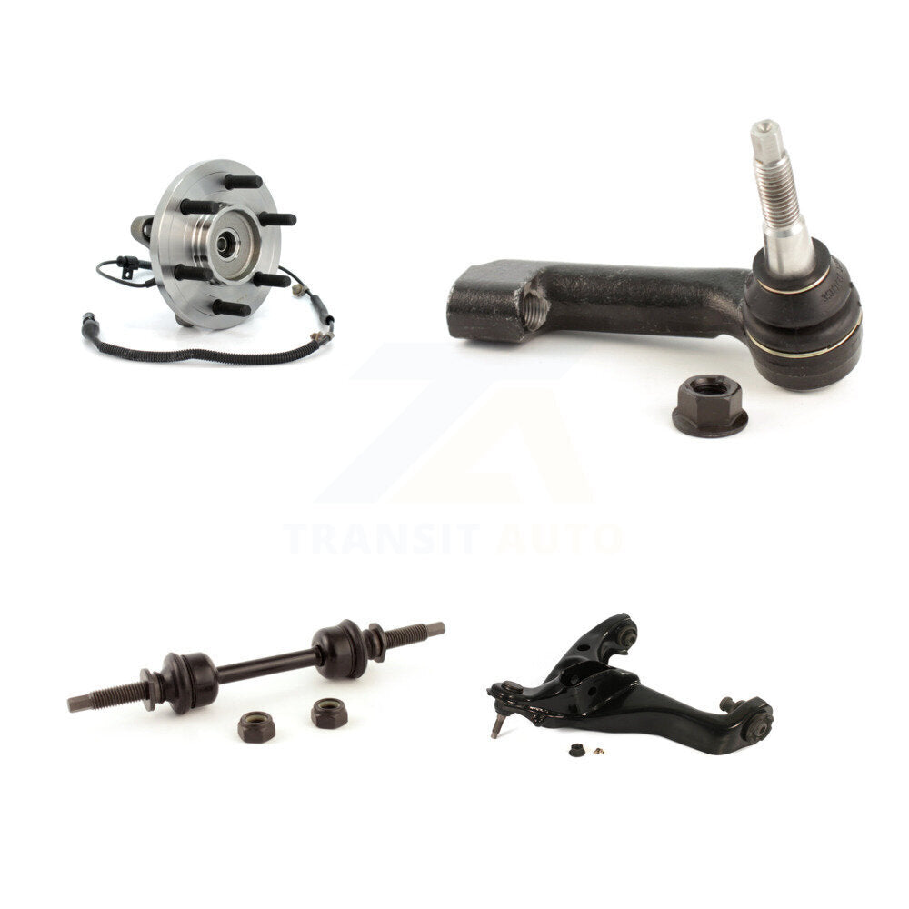 Hub Bearing Lower Control Arm Outer Tie Rod Link Front Right Kit For Ford F-150