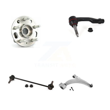 Hub Bearing Lower Arm Outer Tie Rod & Link Front Right Kit For Chevrolet Malibu