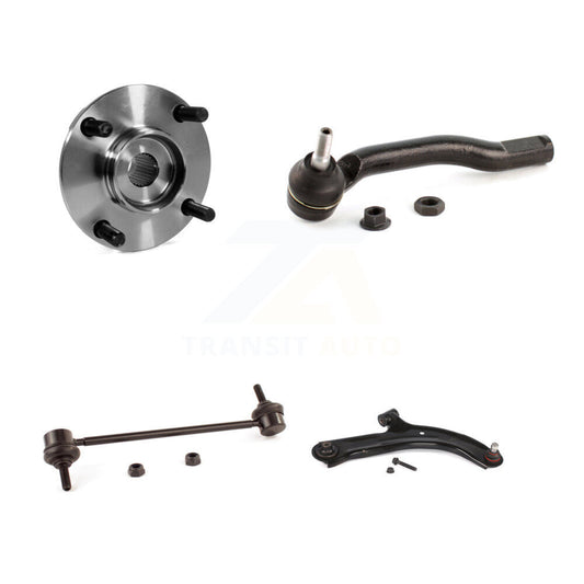 Bearing Lower Control Arm Outer Tie Rod & Link Front Right Kit For Nissan Versa