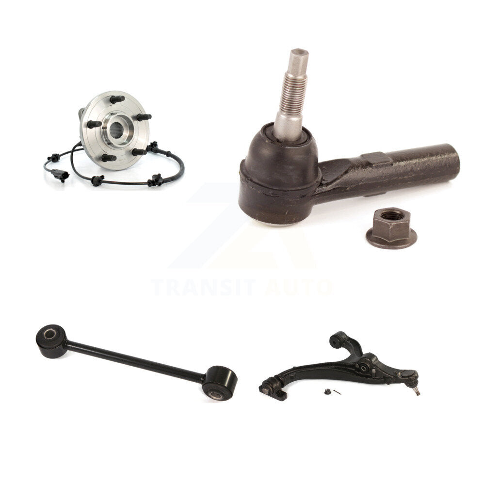 Hub Bearing Lower Control Arm Outer Tie Rod Link Front Right Kit For Jeep Grand