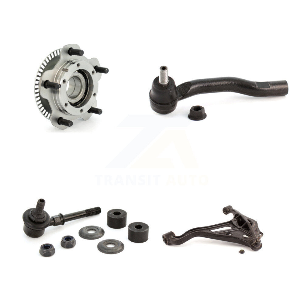 Hub Bearing Lower Arm Outer Tie Rod & Link Front Right Kit For Chevrolet Tracker