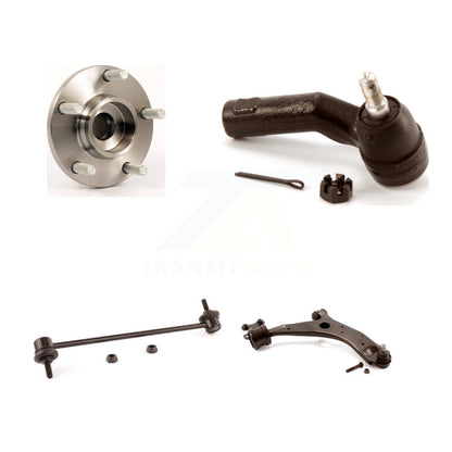 Bearing Lower Control Arm with BJ Outer Tie Rod Link Front Right Kit For Mazda 3