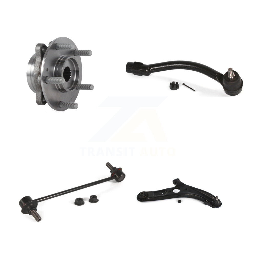 Bearing Lower Control Arm with Ball Joint Outer Tie Rod Link Front Right Kit For