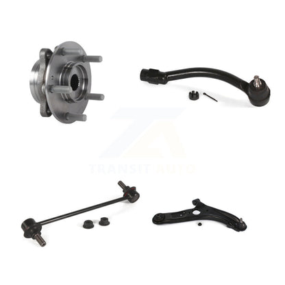 Bearing Lower Control Arm with Ball Joint Outer Tie Rod Link Front Right Kit For