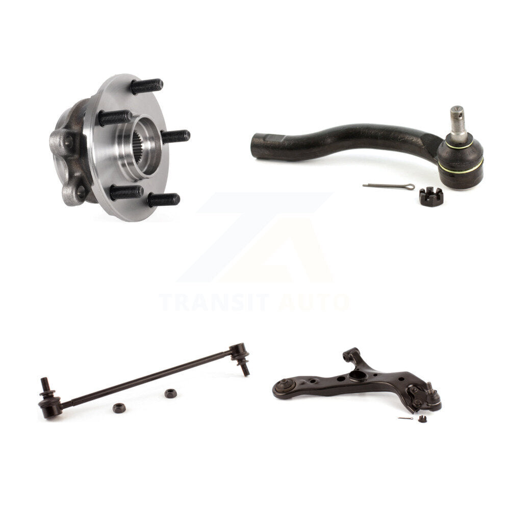 Hub Bearing Lower Arm Outer Tie Rod Link Front Right Kit For Lexus NX300 NX200t