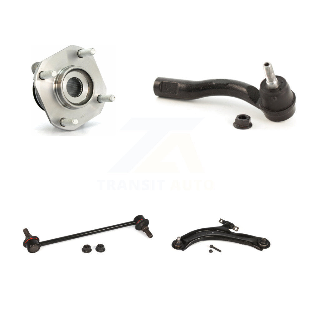 Bearing Lower Control Arm Outer Tie Rod & Link Front Right Kit For Nissan Sentra