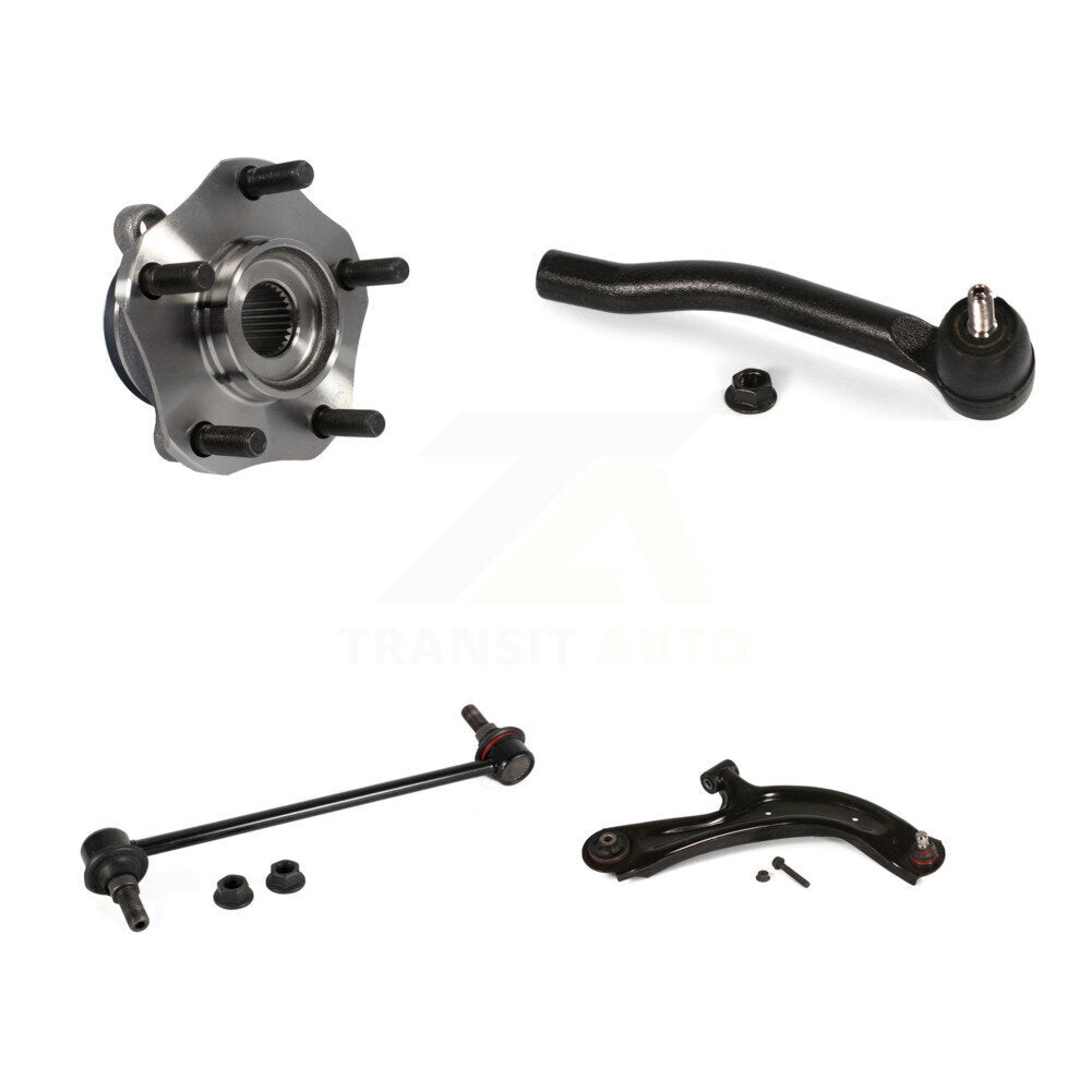 Bearing Lower Control Arm Outer Tie Rod & Link Front Right Kit For Nissan Sentra