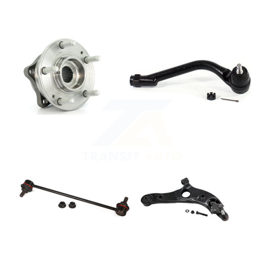 Bearing Lower Control Arm Outer Tie Rod & Link Front Right Kit For Hyundai Santa