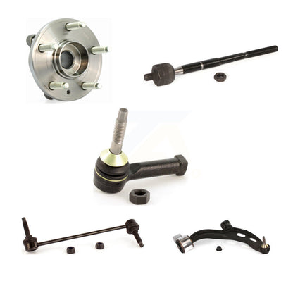 Bearing Lower Control Arm Tie Rod & Link Front Right Kit (5Pc) For Ford Flex MKT