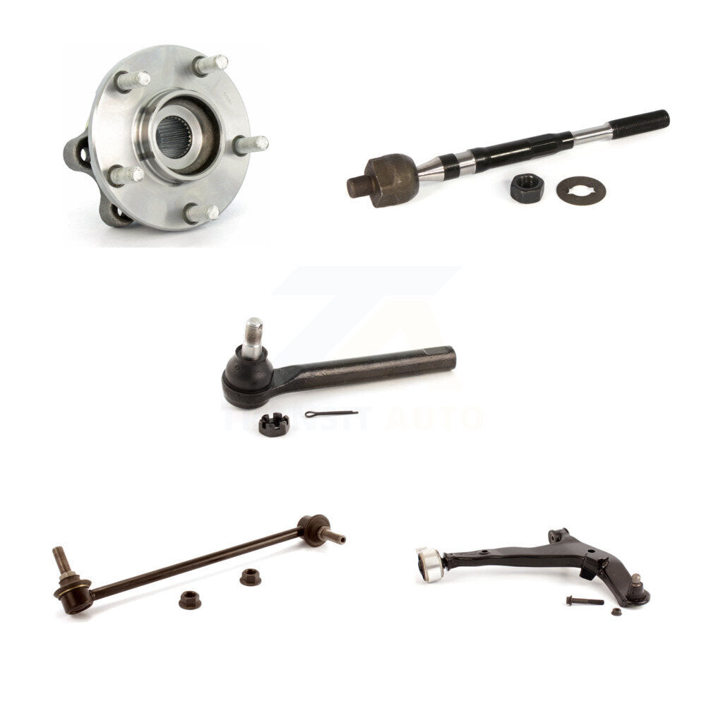 Bearing Lower Arm Tie Rod Link Front Right Kit (5Pc) For 2003-2004 Nissan Murano