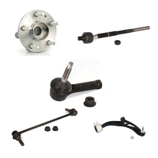 Bearing Lower Arm Tie Rod & Link Front Right Kit (5Pc) For Ford Explorer Police