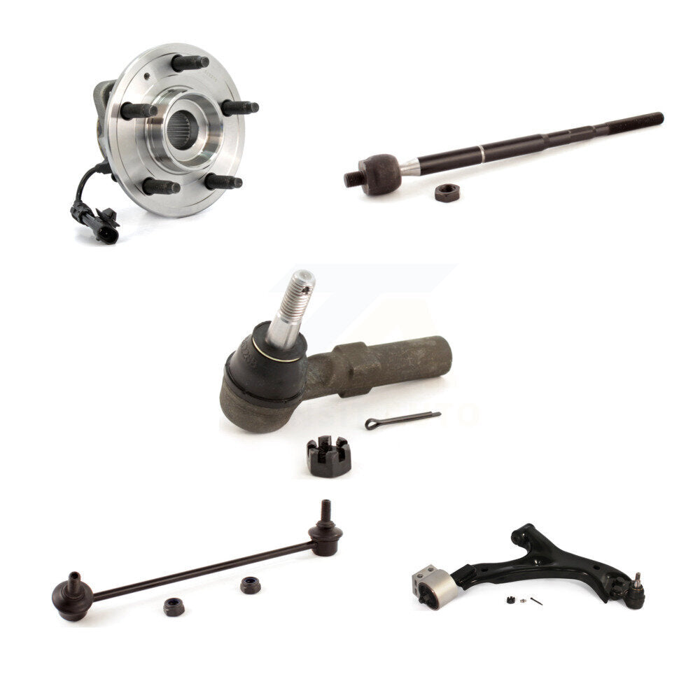 Bearing Lower Control Arm Tie Rod Link Front Right Kit (5Pc) For Chevrolet 3.4L