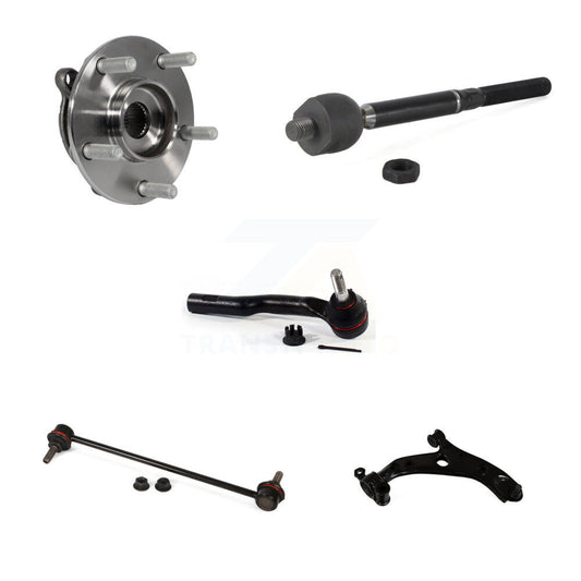 Bearing Lower Control Arm Tie Rod & Link Front Right Kit (5Pc) For Mazda 3 Sport