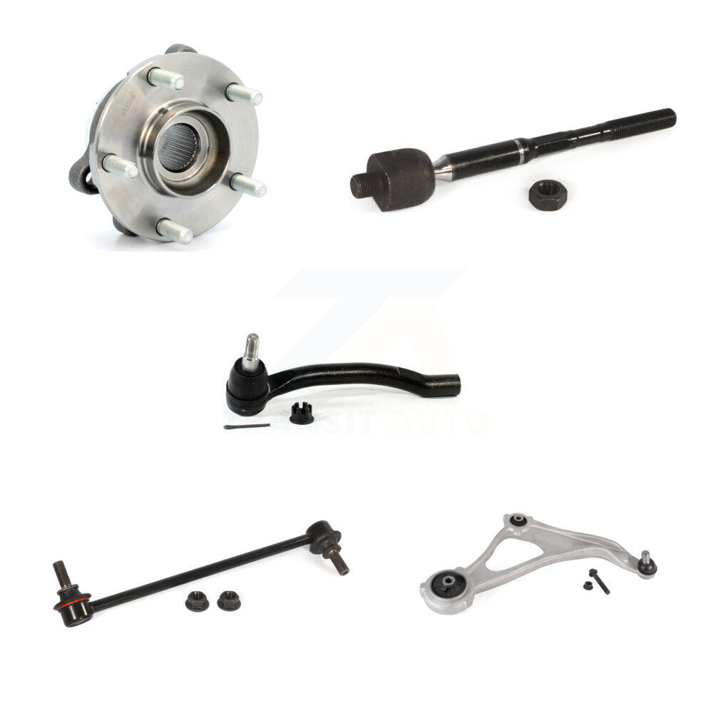 Bearing Lower Arm Tie Rod & Link Front Right Kit (5Pc) For Nissan Altima Maxima