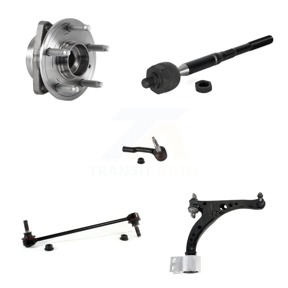 Bearing Lower Arm Tie Rod & Link Front Right Kit (5Pc) For Chevrolet Cruze Volt
