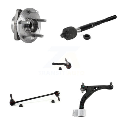 Bearing Lower Arm Tie Rod & Link Front Right Kit (5Pc) For Chevrolet Cruze Volt