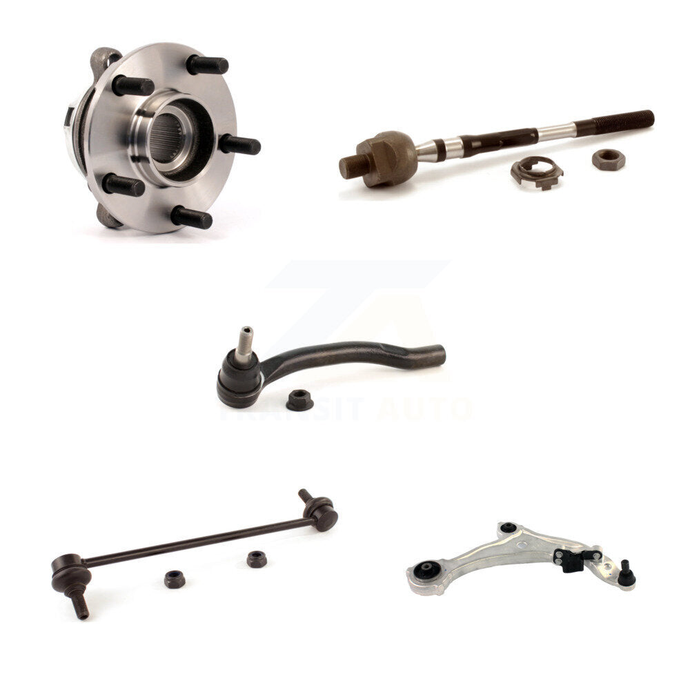 Bearing Lower Control Arm Tie Rod & Link Front Right Kit (5Pc) For Nissan Murano