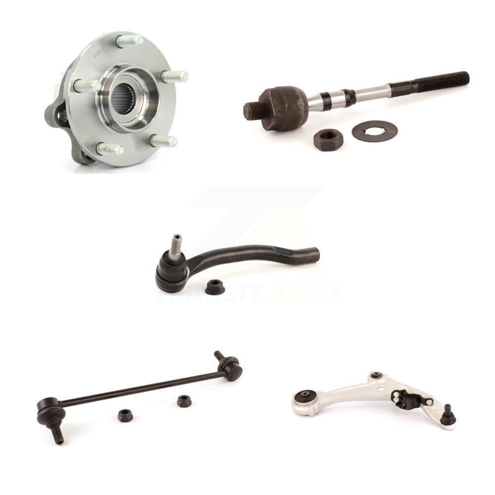 Bearing Lower Control Arm Tie Rod & Link Front Right Kit (5Pc) For Nissan Altima
