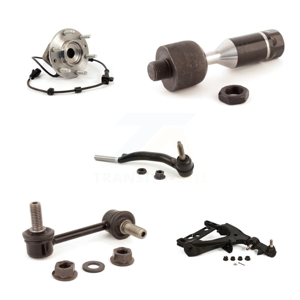 Bearing Lower Control Arm Tie Rod & Link Front Right Kit (5Pc) For GMC Chevrolet