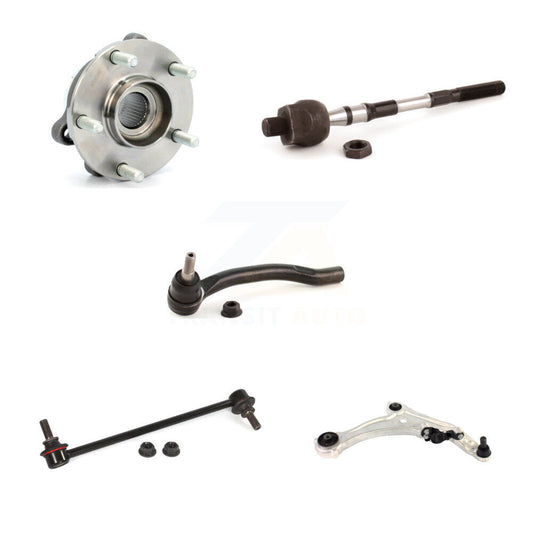 Bearing Lower Arm Tie Rod Link Front Right Kit (5Pc) For 2009-2014 Nissan Maxima