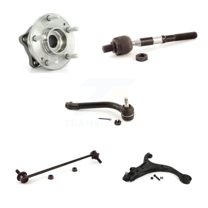 Bearing Lower Control Arm Tie Rod & Link Front Right Kit (5Pc) For Hyundai Santa
