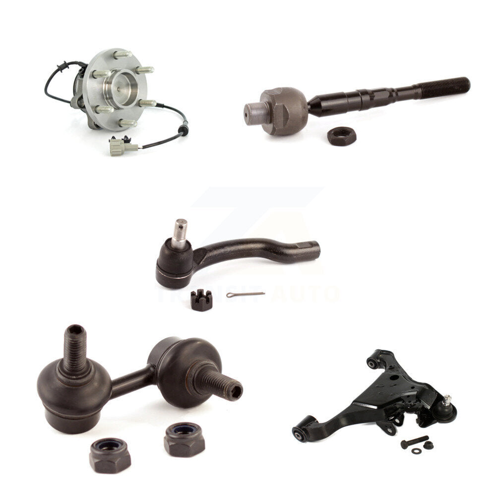 Bearing Lower Control Arm Tie Rod Link Front Right Kit (5Pc) For Nissan Frontier
