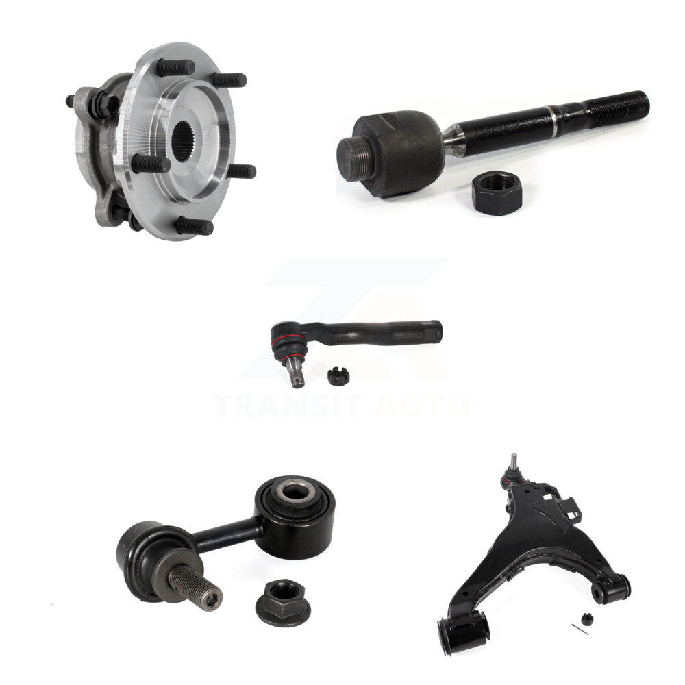 Bearing Lower Control Arm Tie Rod & Link Front Right Kit (5Pc) For Toyota Tundra
