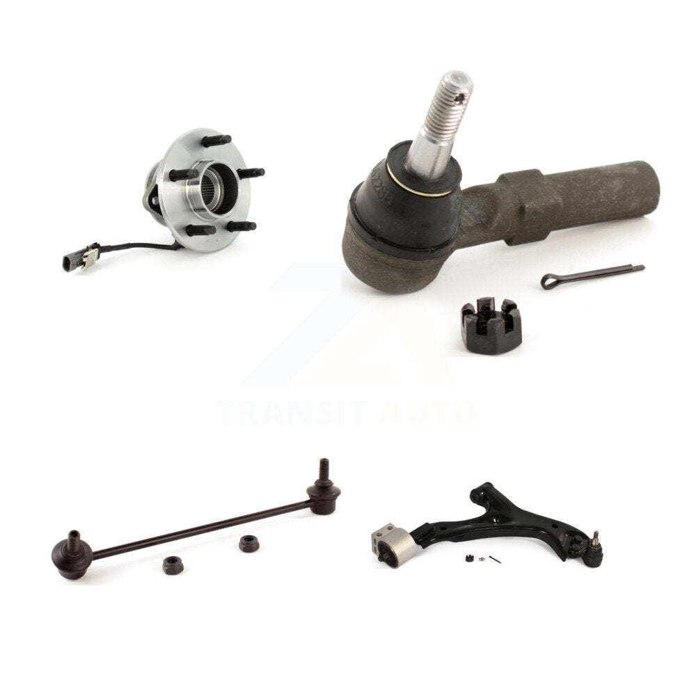 Hub Bearing Lower Control Arm Outer Tie Rod Link Front Right Kit For Saturn Vue