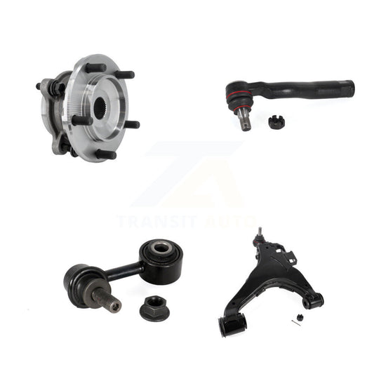 Bearing Lower Control Arm Outer Tie Rod & Link Front Right Kit For Toyota Tundra