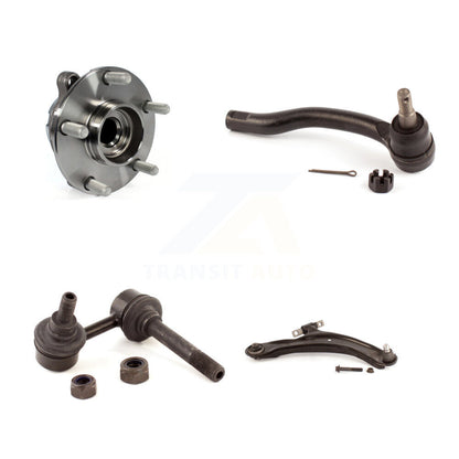 Hub Bearing Lower Control Arm Outer Tie Rod Link Front Right Kit For Nissan 370Z