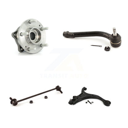 Bearing Lower Control Arm Outer Tie Rod & Link Front Right Kit For Hyundai Santa