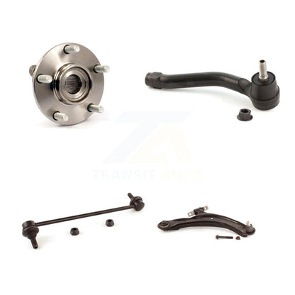 Hub Bearing Lower Arm Outer Tie Rod Link Front Right Kit For Nissan Rogue Select