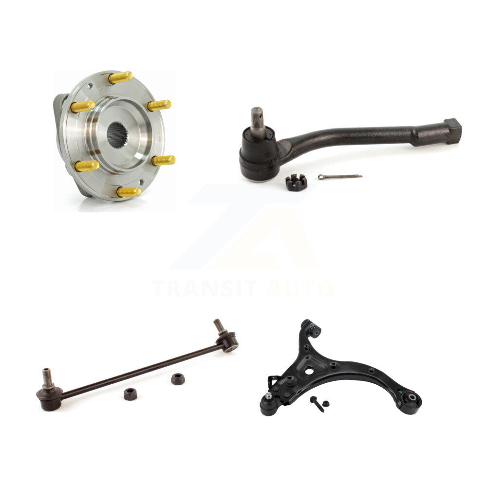Hub Bearing Lower Control Arm Outer Tie Rod Link Front Right Kit For Kia Sedona