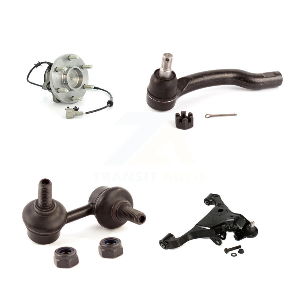 Bearing Lower Control Arm Outer Tie Rod Link Front Right Kit For Nissan Frontier
