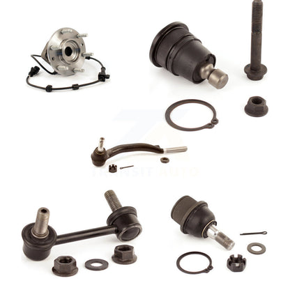 Bearing Upper Lower Ball Joint Outer Tie Rod & Link Front Left Kit (5Pc) For GMC